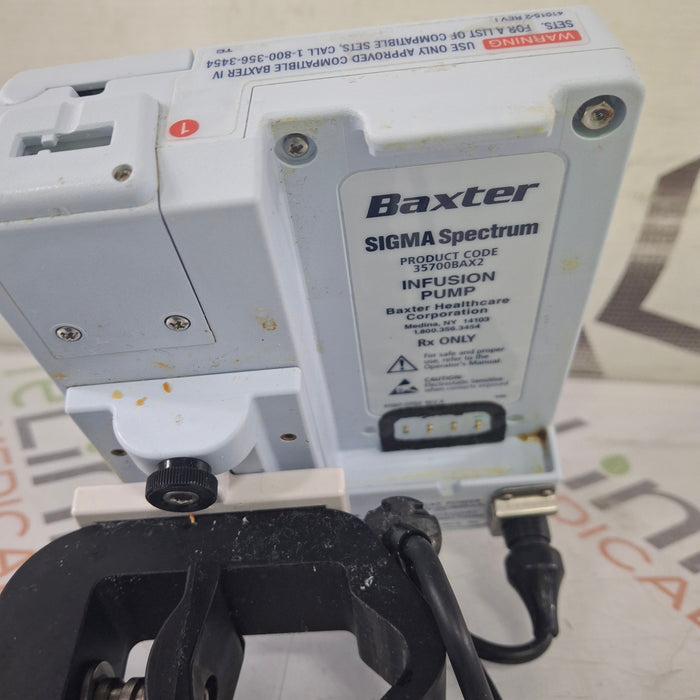 Baxter Sigma Spectrum 8.00.05 w/o Battery Infusion Pump
