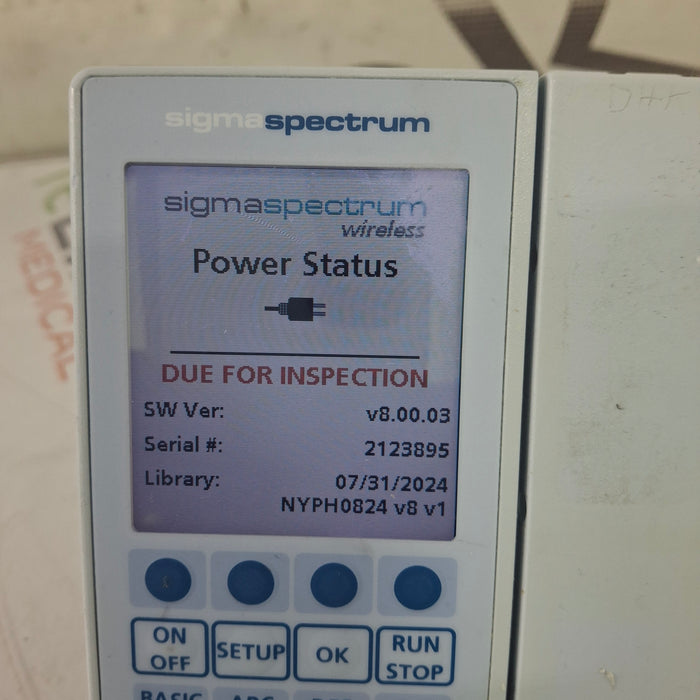 Baxter Baxter Sigma Spectrum 8.00.03 w/o Battery Infusion Pump Infusion Pump reLink Medical