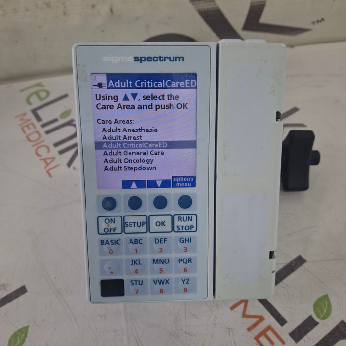 Baxter Sigma Spectrum 8.01.01 w/o Battery Infusion Pump