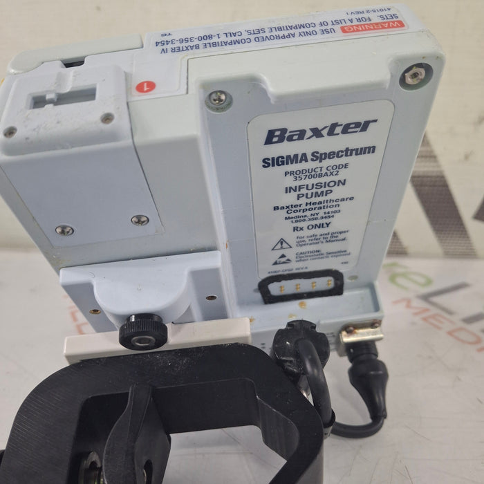 Baxter Sigma Spectrum 8.01.01 w/o Battery Infusion Pump