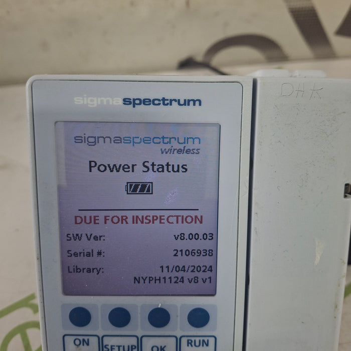 Baxter Baxter Sigma Spectrum 8.00.03 w/o Battery Infusion Pump Infusion Pump reLink Medical