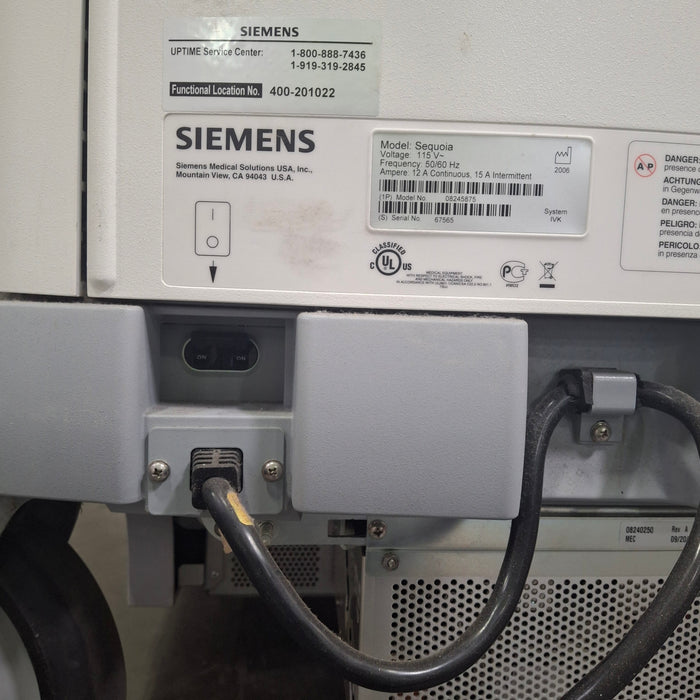 Siemens Siemens Sequoia Acuson 512 Ultrasound Ultrasound reLink Medical