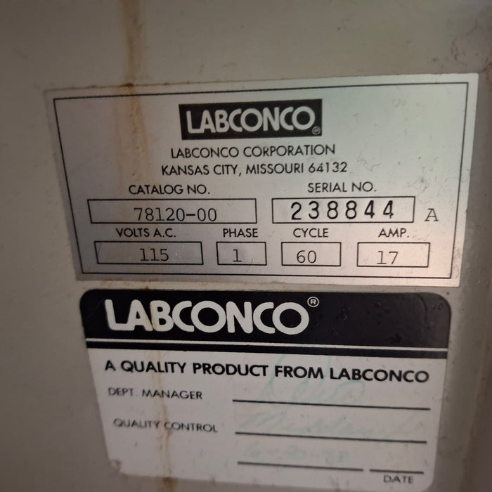 LabconCo Corp 78120-00 CentriVap Concentrator