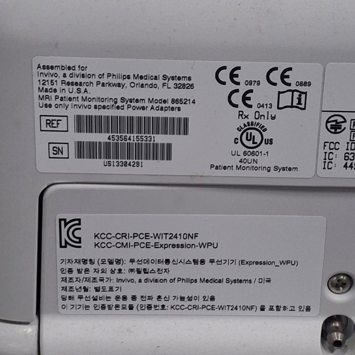 Invivo MDE Expression MRI Patient Monitoring System