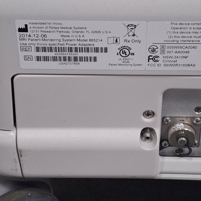 Invivo MDE Expression MRI Patient Monitoring System