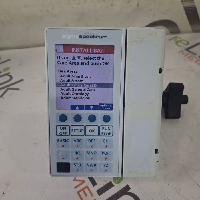 Baxter Sigma Spectrum 8.00.05 w/o Battery Infusion Pump