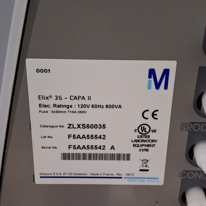 Millipore Millipore ELIX 35 Water Purifier Sterilizers & Autoclaves reLink Medical