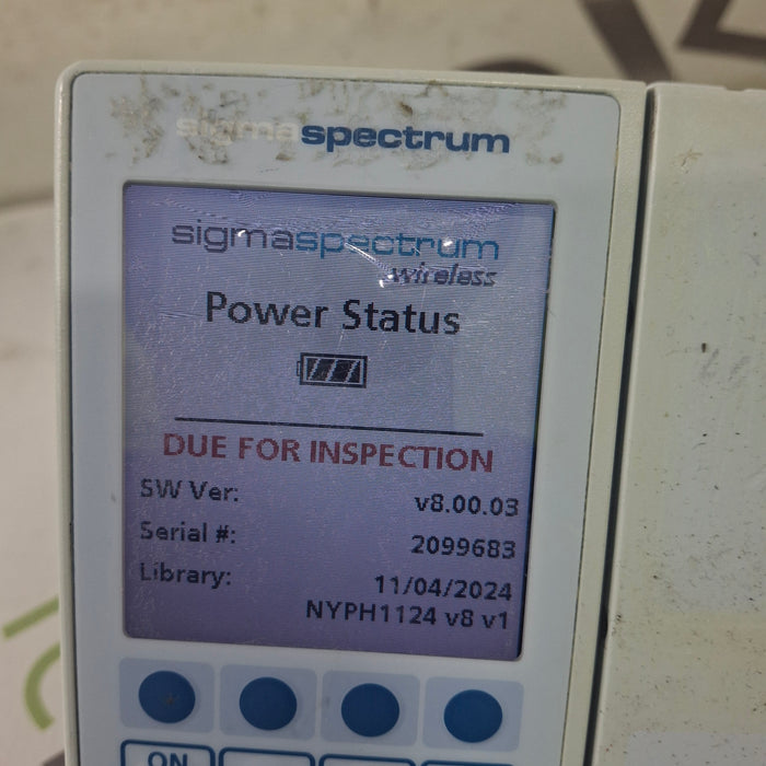 Baxter Baxter Sigma Spectrum 8.00.03 w/o Battery Infusion Pump Infusion Pump reLink Medical