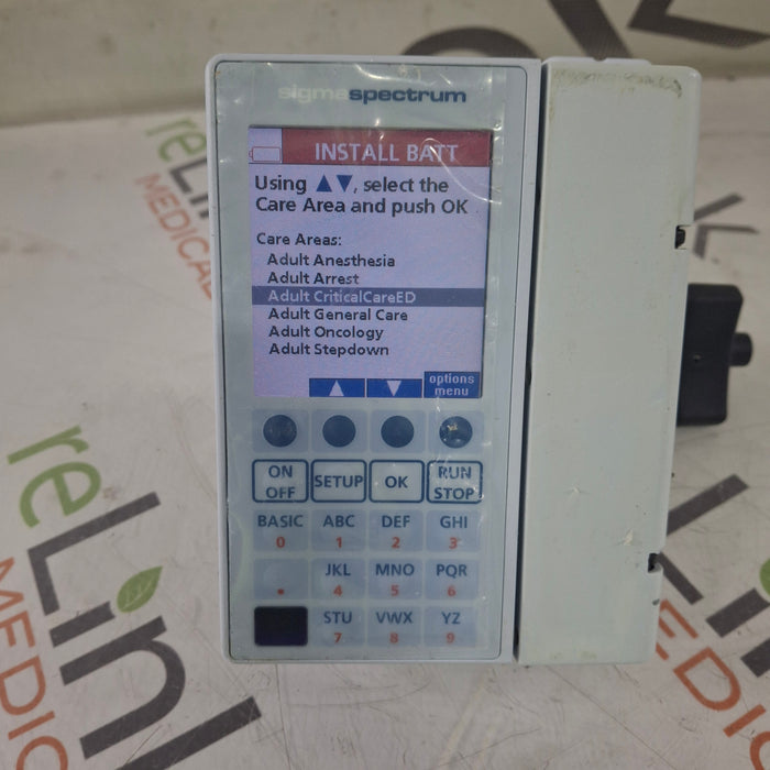 Baxter Sigma Spectrum 8.01.00 w/o Battery Infusion Pump
