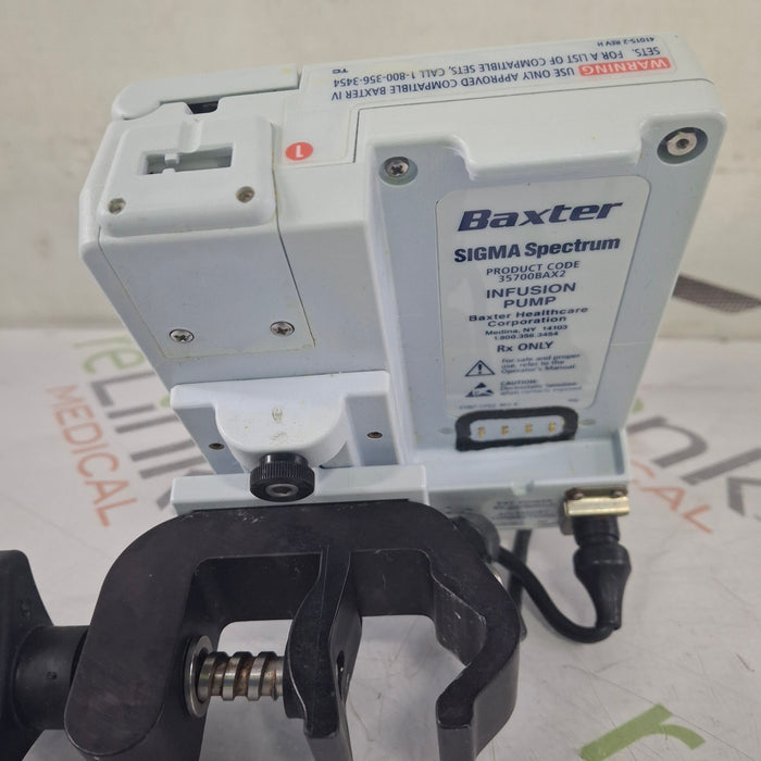 Baxter Baxter Sigma Spectrum 8.00.03 w/o Battery Infusion Pump Infusion Pump reLink Medical