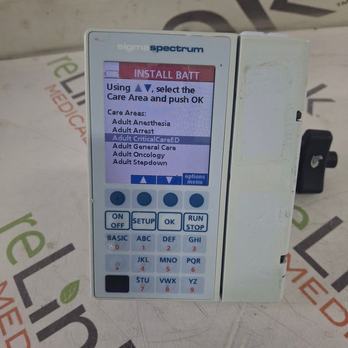Baxter Sigma Spectrum 8.01.00 w/o Battery Infusion Pump