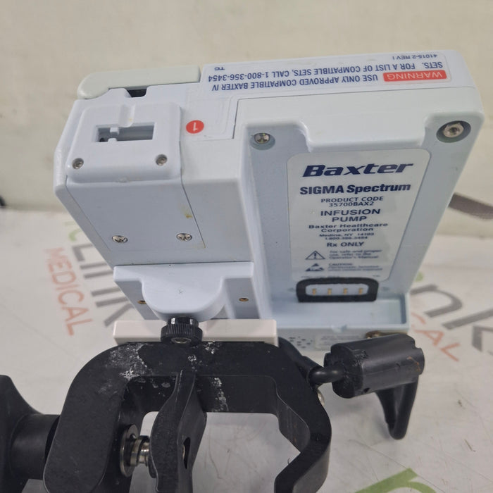 Baxter Sigma Spectrum 8.01.00 w/o Battery Infusion Pump