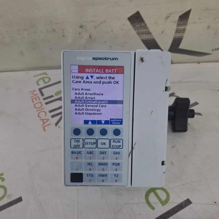 Baxter Sigma Spectrum 8.01.00 w/o Battery Infusion Pump