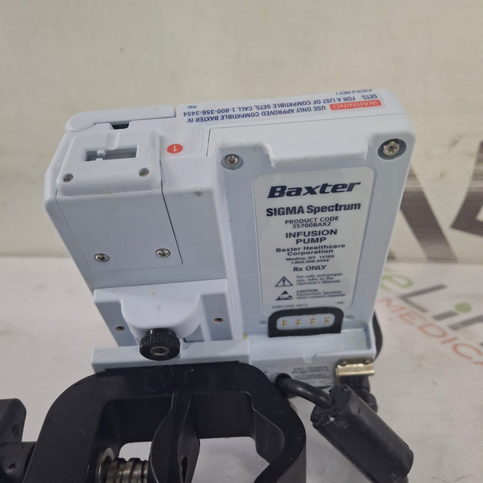 Baxter Sigma Spectrum 8.01.00 w/o Battery Infusion Pump