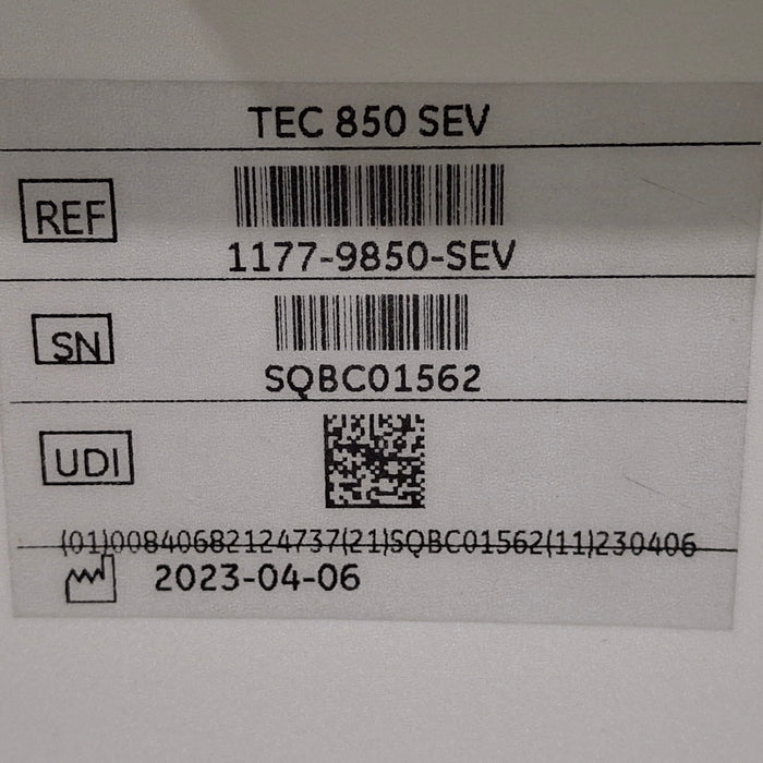 Datex-Ohmeda Datex-Ohmeda Tec 850 Sevoflurane Vaporizer Anesthesia reLink Medical
