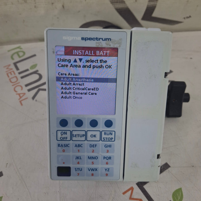 Baxter Sigma Spectrum 8.00.05 w/o Battery Infusion Pump