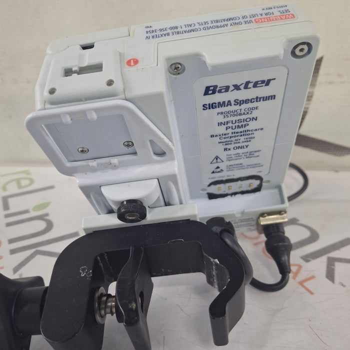 Baxter Sigma Spectrum 8.01.00 w/o Battery Infusion Pump