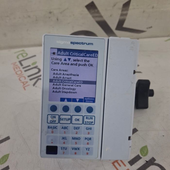 Baxter Sigma Spectrum 8.01.00 w/o Battery Infusion Pump