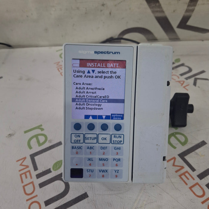 Baxter Sigma Spectrum 8.00.04 w/o Battery Infusion Pump