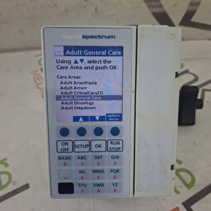 Baxter Sigma Spectrum 8.01.00 w/o Battery Infusion Pump