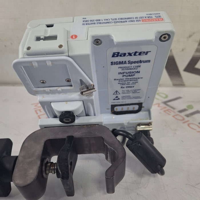 Baxter Sigma Spectrum 8.01.00 w/o Battery Infusion Pump