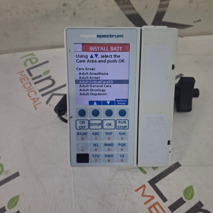 Baxter Sigma Spectrum 8.01.00 w/o Battery Infusion Pump