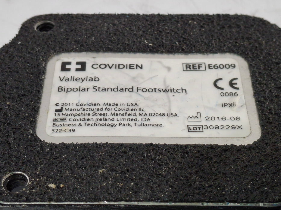 Valleylab Valleylab E6009 BiPolar Footswitch Electrosurgical Units reLink Medical