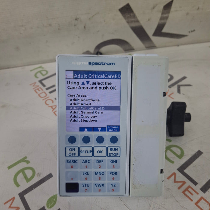 Baxter Sigma Spectrum 8.01.00 w/o Battery Infusion Pump