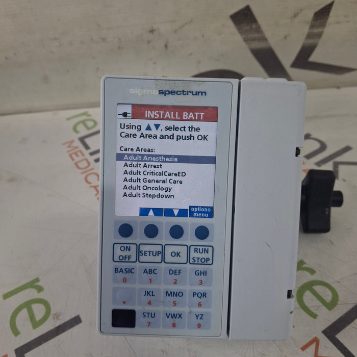 Baxter Sigma Spectrum 8.01.00 w/o Battery Infusion Pump