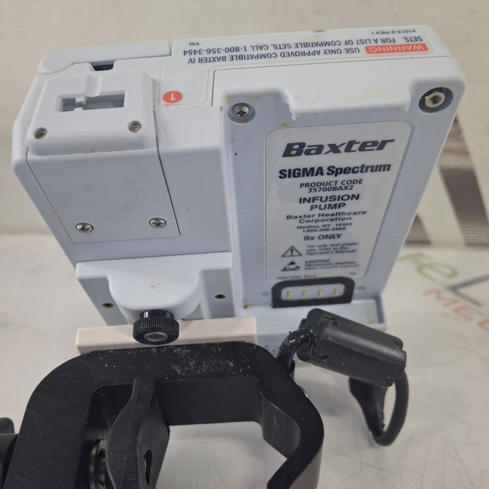 Baxter Sigma Spectrum 8.01.00 w/o Battery Infusion Pump