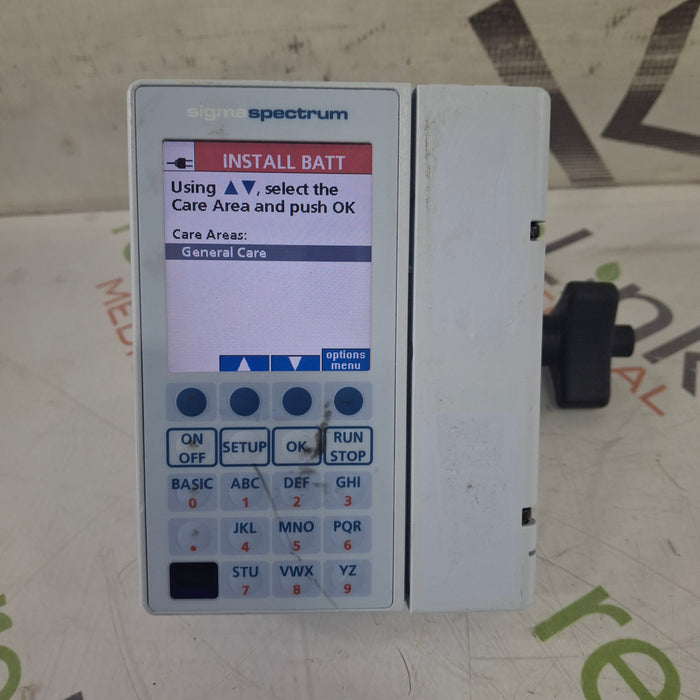 Baxter Sigma Spectrum 8.01.00 w/o Battery Infusion Pump