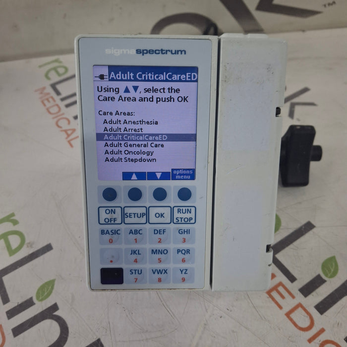 Baxter Sigma Spectrum 8.01.00 w/o Battery Infusion Pump