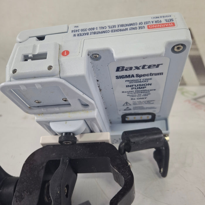 Baxter Sigma Spectrum 8.01.00 w/o Battery Infusion Pump