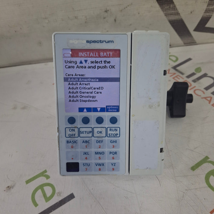 Baxter Sigma Spectrum 8.01.00 w/o Battery Infusion Pump