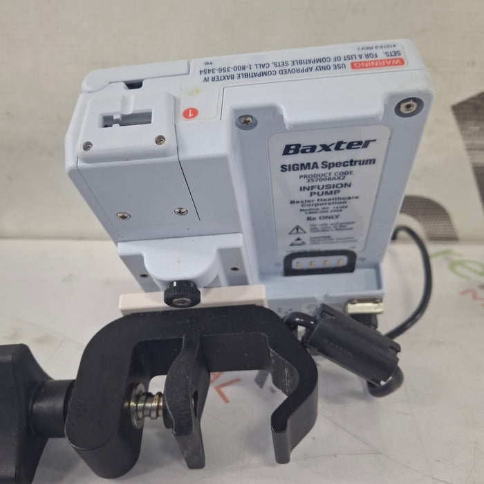 Baxter Sigma Spectrum 8.01.00 w/o Battery Infusion Pump