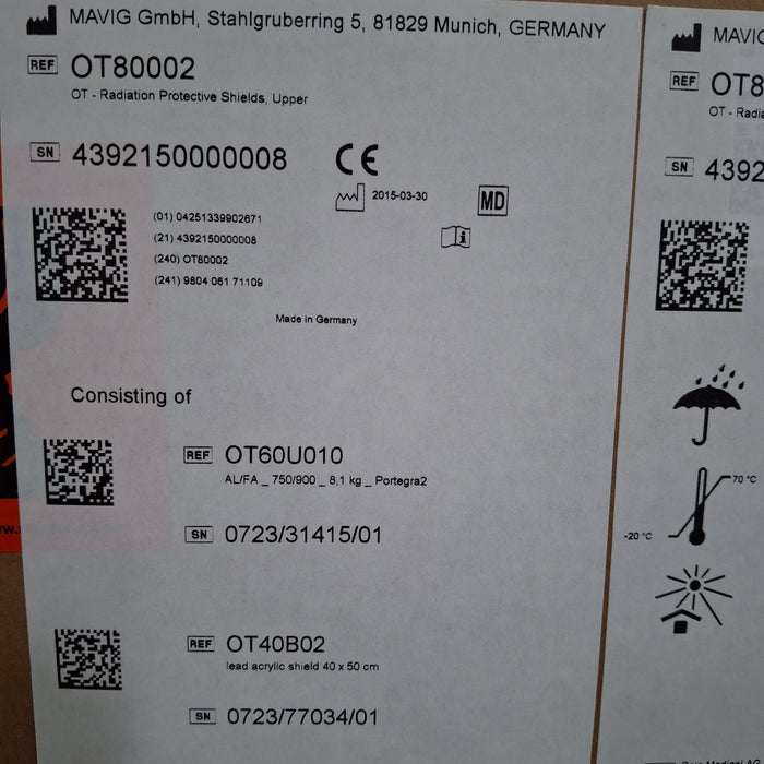 Mavig Portegra2 Radiation Protective Shields