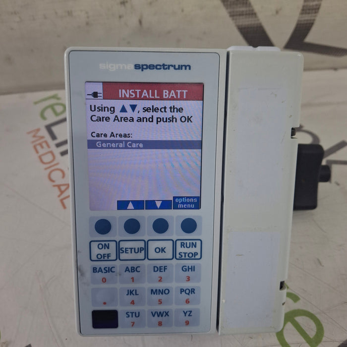 Baxter Sigma Spectrum 8.01.00 w/o Battery Infusion Pump