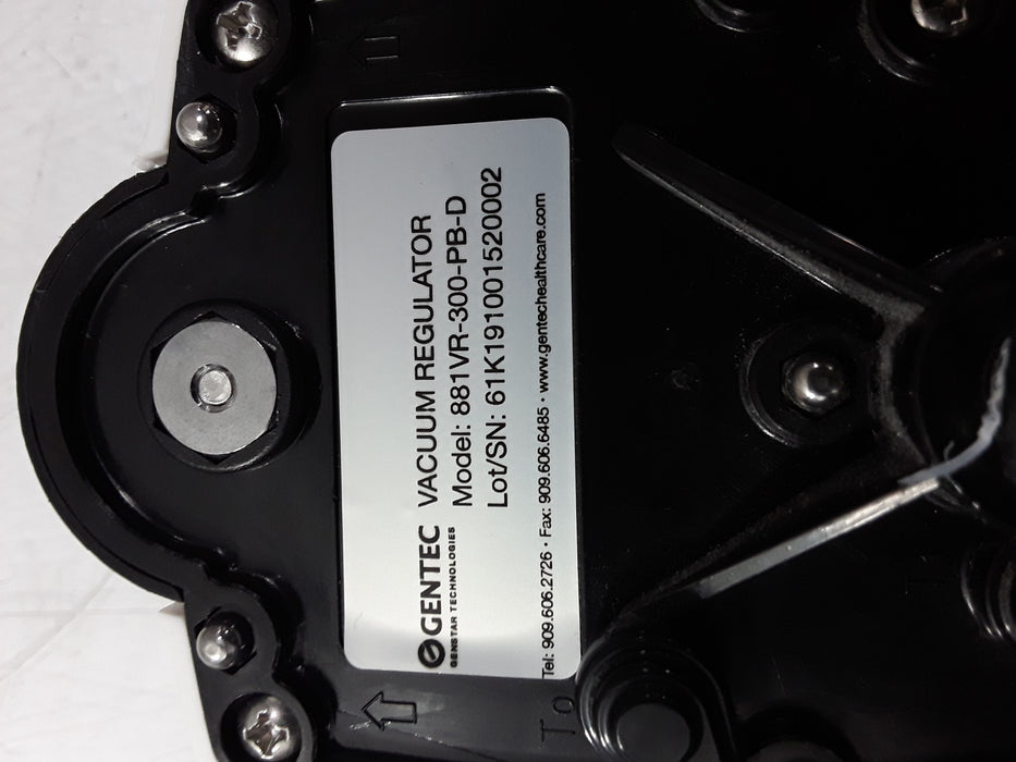 Gentec Gentec Vacuum Regulator Suction Regulators Test Equipment reLink Medical