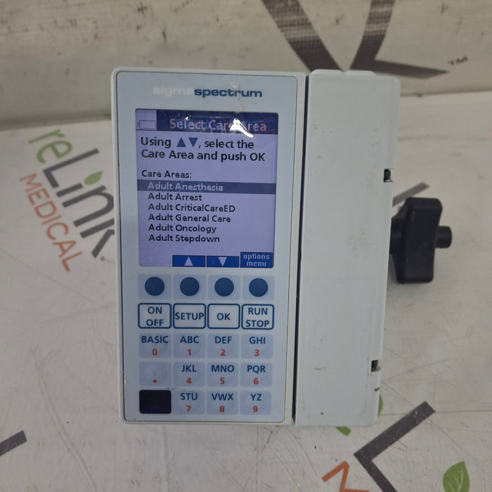 Baxter Sigma Spectrum 8.00.04 w/o Battery Infusion Pump