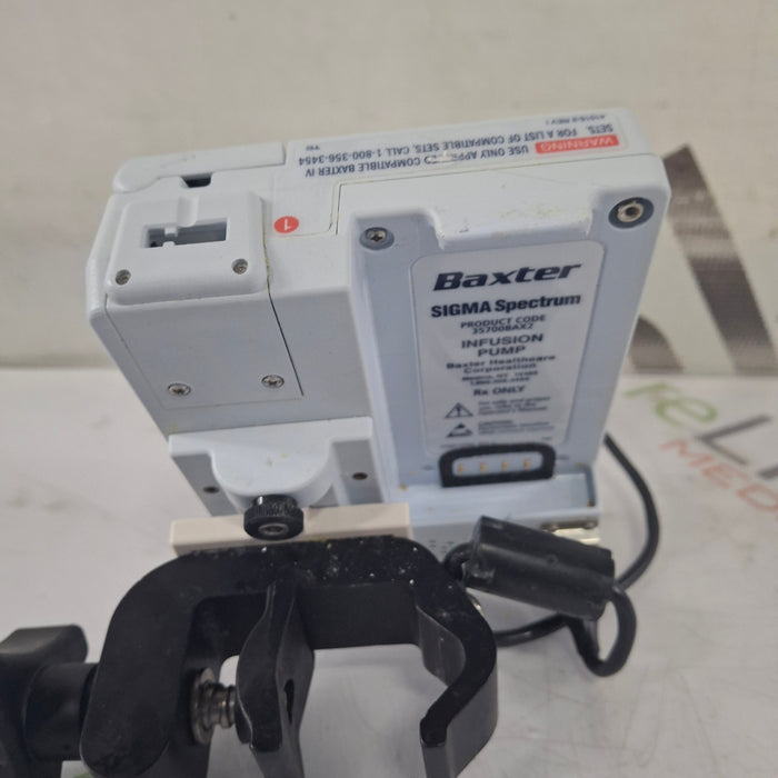 Baxter Sigma Spectrum 8.00.04 w/o Battery Infusion Pump