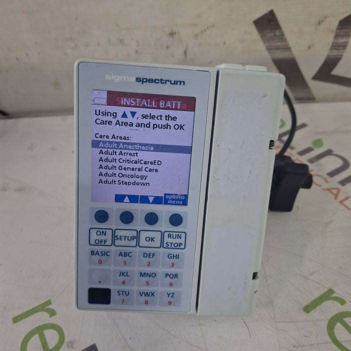 Baxter Sigma Spectrum 8.01.00 w/o Battery Infusion Pump