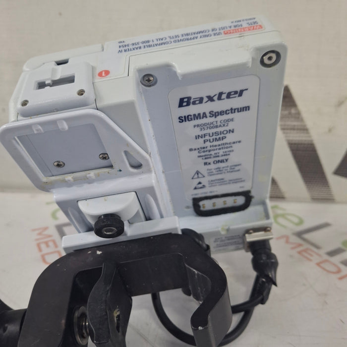 Baxter Sigma Spectrum 8.01.00 w/o Battery Infusion Pump