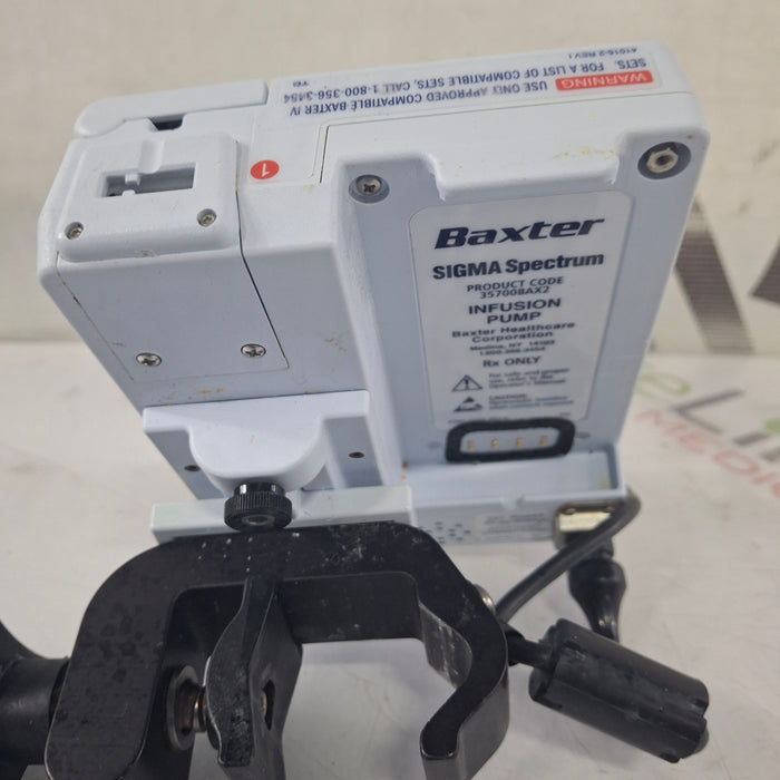 Baxter Sigma Spectrum 8.00.05 w/o Battery Infusion Pump