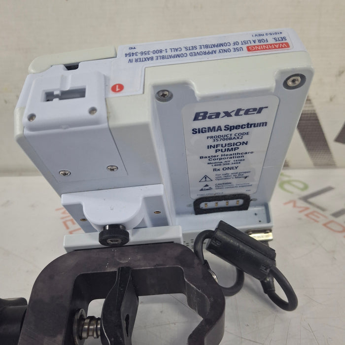 Baxter Sigma Spectrum 8.01.00 w/o Battery Infusion Pump