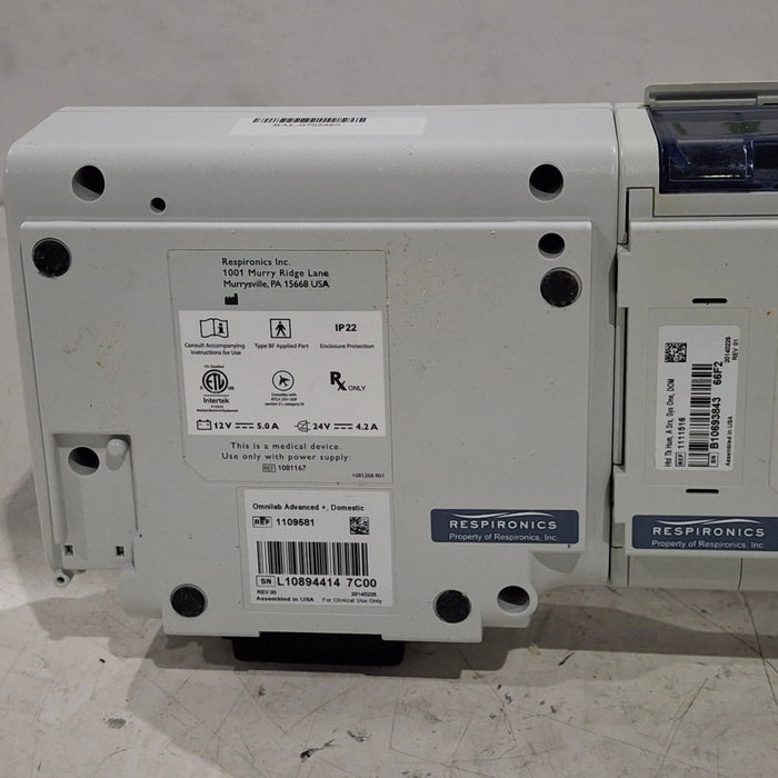 Philips Philips Respironics OmniLab Advanced + System One Ventilator Respiratory reLink Medical