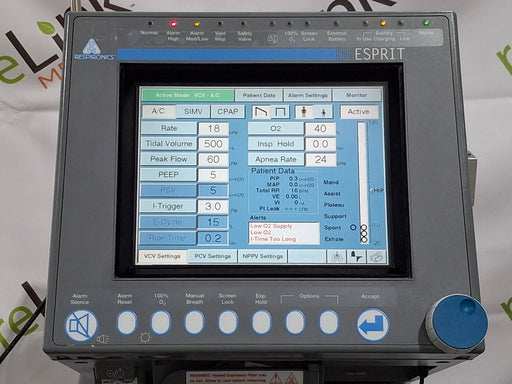 Respironics Respironics Esprit Ventilator Respiratory reLink Medical