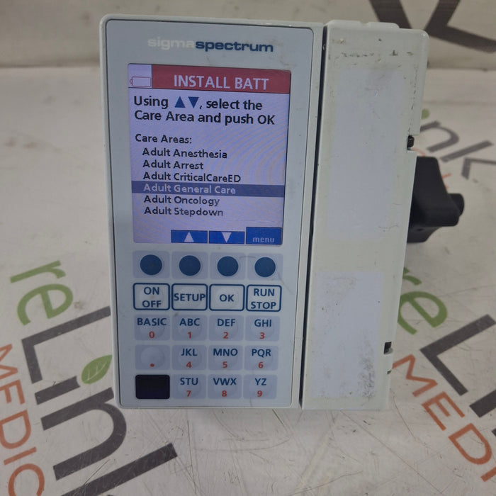Baxter Baxter Sigma Spectrum 8.00.04 w/o Battery Infusion Pump Infusion Pump reLink Medical