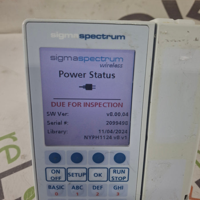 Baxter Baxter Sigma Spectrum 8.00.04 w/o Battery Infusion Pump Infusion Pump reLink Medical