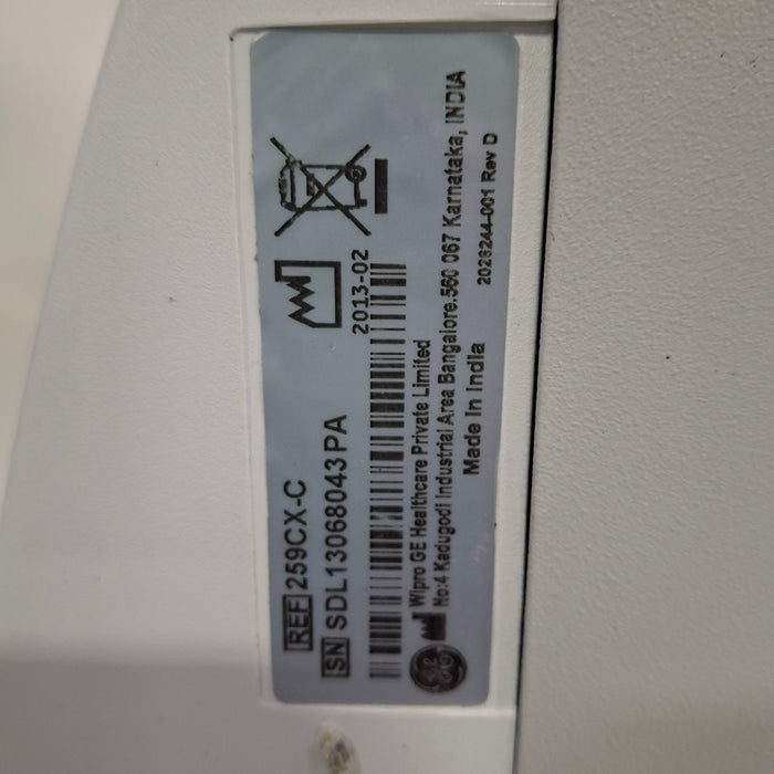 GE Healthcare Corometrics 250cx Series Model 259cx-c Fetal Monitor