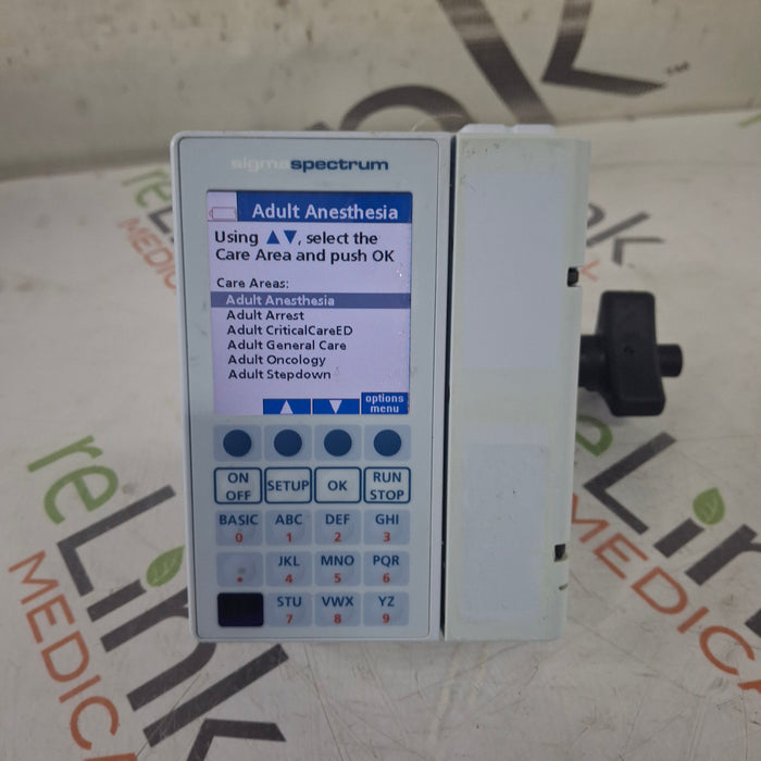 Baxter Sigma Spectrum 8.01.00 w/o Battery Infusion Pump